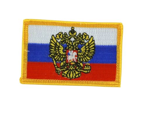 RUSSIA RUSSIAN AIGLE ROYAL FLAG PATCH patches backpack BADGE IRON ON EMBROIDERED