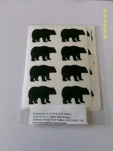 20-500 black bear stickers  fun for children boys girls  polar Jungle