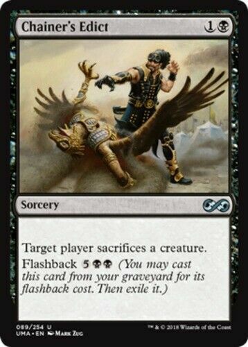 Magic the Gathering MTG ULTIMATE MASTERS CHAINER/'S EDICT UNCOMMON