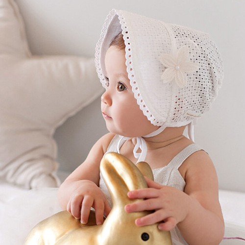 Newborn Baby Girls Boys Lace Sun Hat Infant Kid Beach Cap Summer Outdoor Bonnet