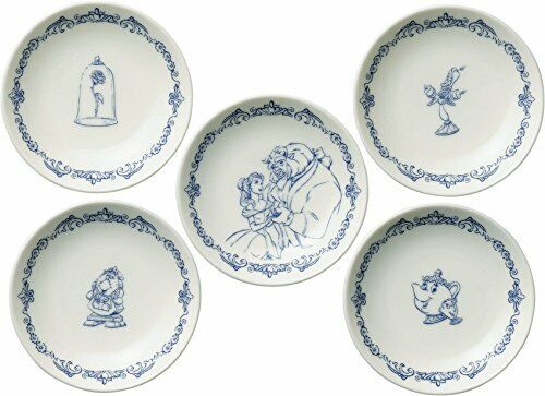 Disney beauty and the beast small plate 5P set D-BB03 51074 
