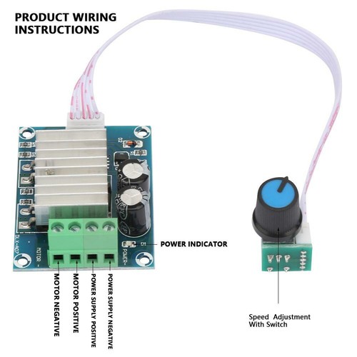 1PC 2-24V 20A PWM Motor Speed Controller Pulse Width PWM Speed Regulator Switch