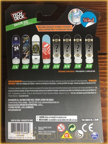 Series 5 Alien Workshop 96mm Skateboard 4//8 BRAND NEW~Tech Deck TD Skate CO