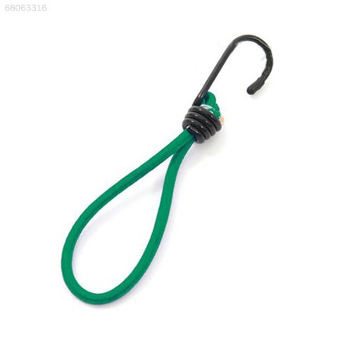 5487 Camping Tent Elastic Fixed Rope With Hook Runners Guy Cord Random Color