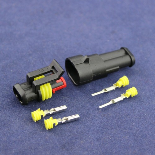 Wire Connector Sealed Boat Automotive Terminal Block Plug 30 Kit 1//2//3//4//5//6 Pin