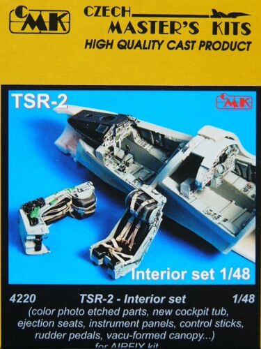 CMK 1//48 TSR-2 Interior Set for Airfix # 4220