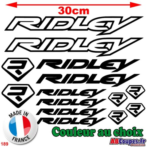 189 14 Stickers Ridley Autocollants Adhésifs Cadre Velo Bike VTT Montain
