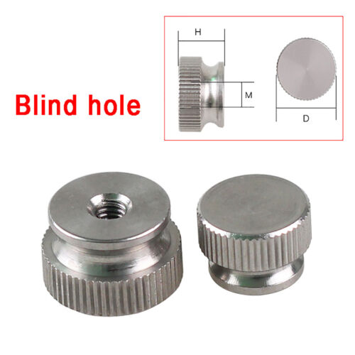 Stainless Steel Knurled Thumb Nuts Hand Grip Knobs High Type M3 M4 M5 M6 M8 