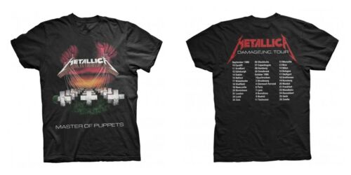 Metallica-Mop tournée européenne 86/' NEW T-shirt homme