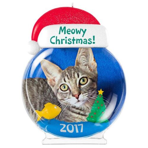 Hallmark 2017 Meowy Christmas Cat Photo Holder Ornament
