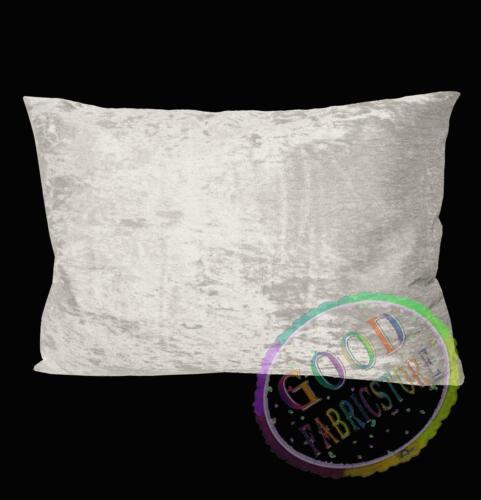 Mv01a Ivory Cream Diamond-Crushed Velvet Cushion Cover/Pillow Case *Custom Size* 