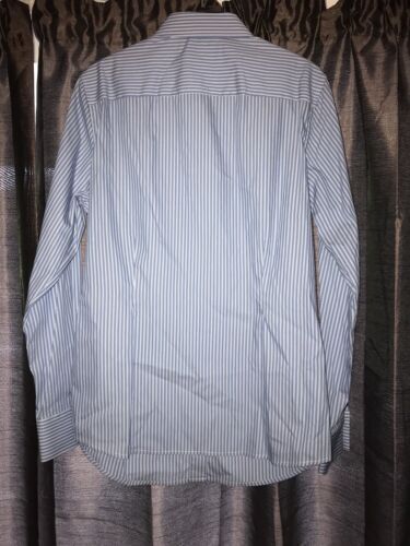 Thomas rose femme /"Fleur/" Bleu//Blanc Stripped Tailored Casual Bureau//chemise 14