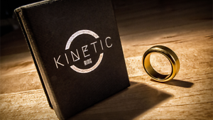 Kinetic PK Ring Gold Beveled size 11 by Jim Trainer Trick
