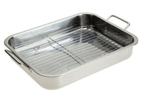 High Quality Stainless Steel Roasting Lasagna Pan With Rack 