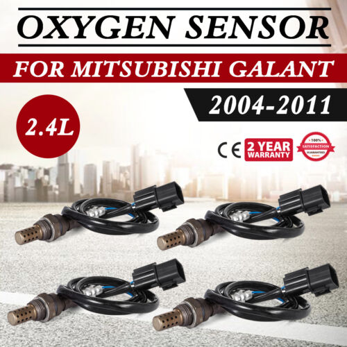 4Pcs O2 Oxygen Sensors Mitsubishi Galant Up/Downstream 250-24662 2011 4G69 2.4L 