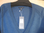 Details about / BNWT $228.00 EILEEN FISHER Italian Fine Merino Jersey REEF Deep V-neck Tunic S M