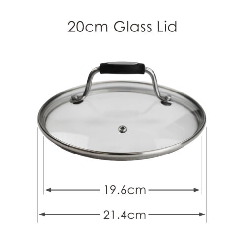 Scoville neverstick de cocina de inducción Ollas recipientes antiadherentes con tapas de vidrio Set