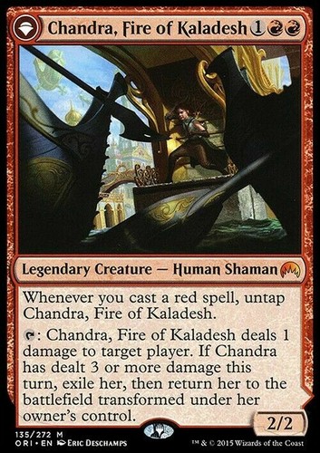 Chandra Magic MTG NearMint Fire of Kaladesh ~ Magic Origins