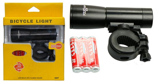 Lampe de vélo éclairage vélo DEL Lampe De Poche Vélo Phares Lumière