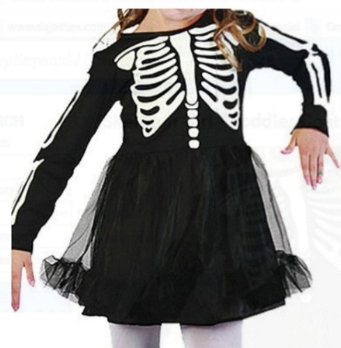 Zombie Bambini Baby Vestito * Bristol Halloween Skeleton Costume cranio 86,92,98