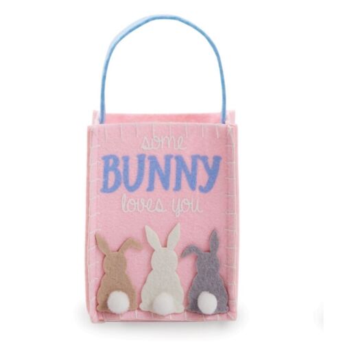 Mud Pie E0 Kids Easter Small Felt Treat Bag 6x4in 10010014 Choose Design