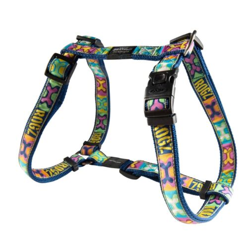 Rogz Fancy Dress Adjustable Nylon Dog Harnesses Lots Of Colours And Sizes 