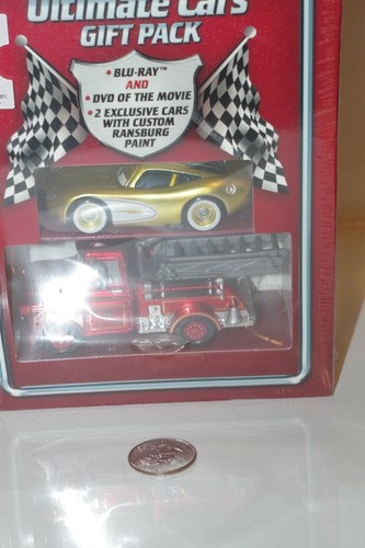 Disney Pixar Cars Ultimate Gift Pack Ransburg Lightning McQueen Mater Blu Ray