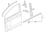 Genuine Honda Belt Molding 72450-TR0-A01