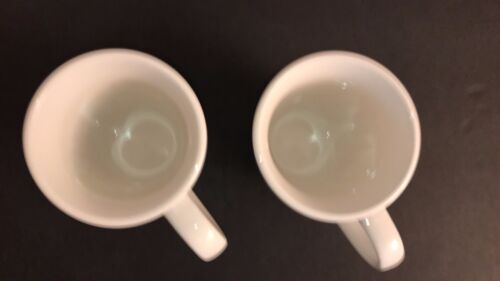 pair Details about  / Gibson USA Everyday China White Mug//Cup 4/" w//Design