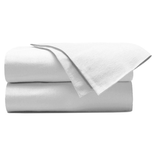 Teint en flanelle 100/% coton brossé flat draps alèses literie