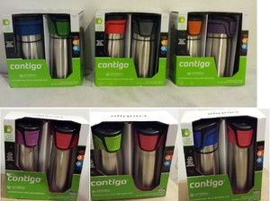 contigo mug travel autoseal pack stainless steel double 16oz mugs