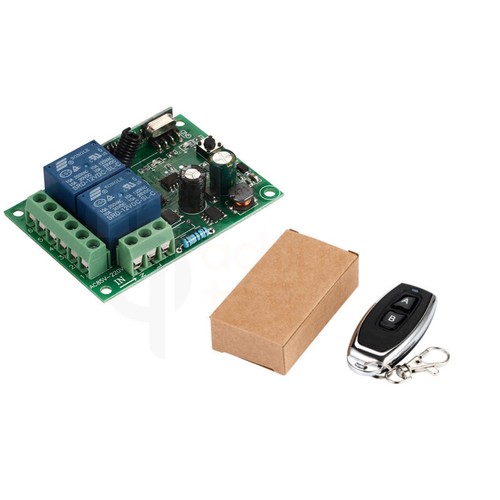 Wireless Remote Control Switch Ac 110v 2v 2ch Relay Receiver Rf Transmitter Garage Doors Openers Garage Door Remotes