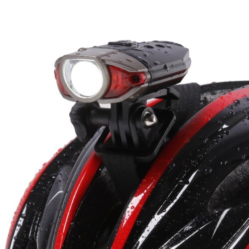Cycling Light Helmet Mount Bike Bicycle Led Safety Durable Rear Tail Front Lamp 