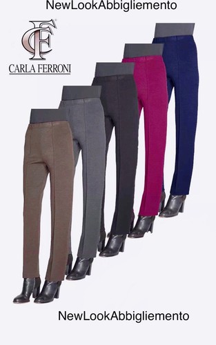 PANTALONE CARLA FERRONI art 6626 in maglia di lana