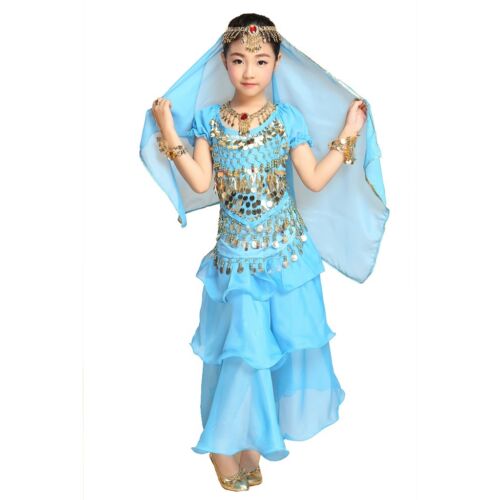 Girl/'s belly dance dress costumes suit Children/'s fancy dress costumes for Kid