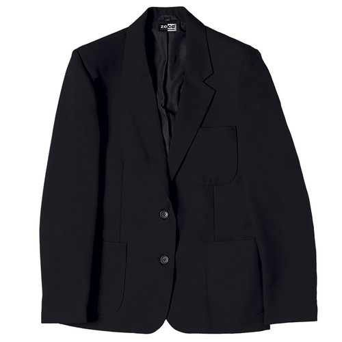 Zeco filles fit school uniform plain blazer 24/" -52/" tour de poitrine bleu marine bouteille vin noir