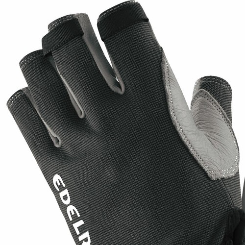 EDELRID Work Glove open robsute Klettersteighandschuhe Unisex Leder und Stretch