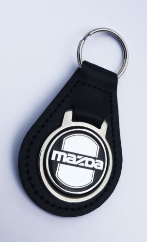 Porte-clés en cuir pour Mazda RX7 RX8 Eunos Roadster MX5 Miata