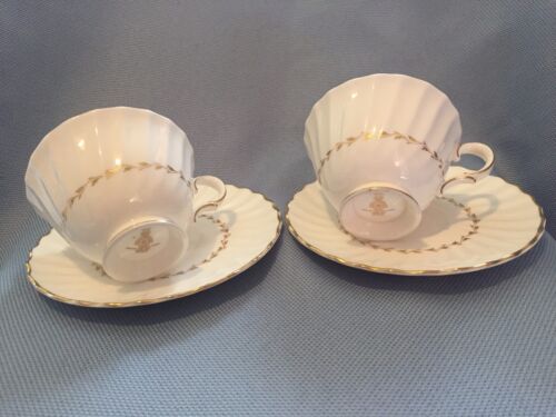 Pairs of Cups /& Saucers ~ England 2 Royal Doulton ~ ADRIAN # H4816 ~ Two