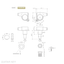 GOLD NEW Gotoh SG381-07 R6 Set 6 in line Mini Tuners w// screws LEFT HANDED