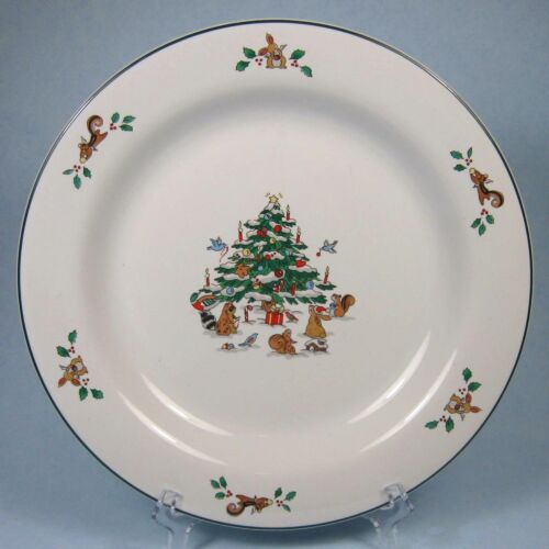 Ming Pao WOODLAND CHRISTMAS Salad Plate s
