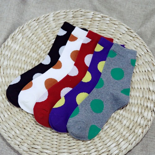 Baumwollsocken Wave Point Socken Herbst Winter weiche Socken