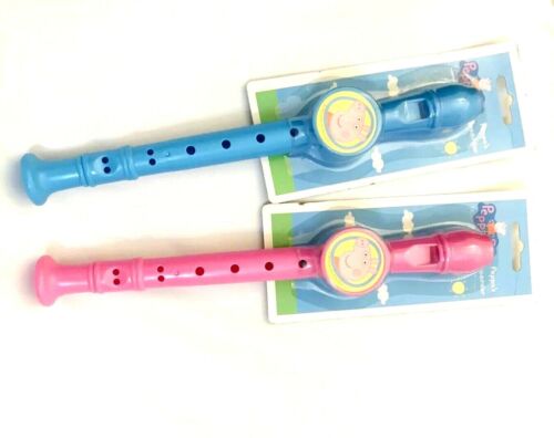 Disney Characters Peppa Pig Recorder Musical Toy Pink or Blue Age 3+