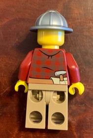 LEGO Flannel shirt Miner Male Minifigure RARE ~ Set 4204 4200 The Mine cty0309