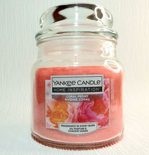 amazing smell. Yankee Candle Medium Jar Coral Peony 340g wax 