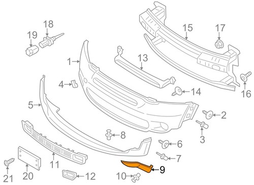 MINI Genuine COUNTRYMAN R60 R61 ascensore a Pressione Guarnizione Anteriore Sinistro N//S 9802643