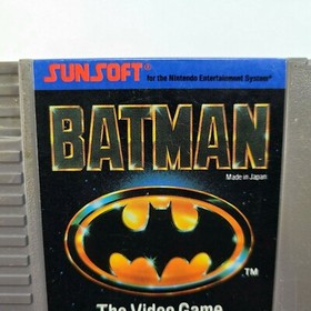 Cartucho de videojuego Batman de colección 1985 Nintendo NES The Game Sunsoft 3 tornillos