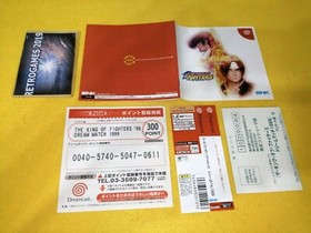 THE KING OF FIGHTERS 99 SEGA DREAMCAST SPINE CARD + REG