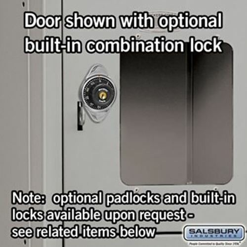 6 Feet Details about / Salsbury 12/" Wide Six Tier Box Style See-Through Metal Locker 1 Wide
