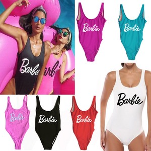 Sexy Women Barbie doll One-Piece Swimsuit Swimwear Bathing Monokini